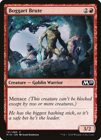 Boggart Brute [Core Set 2019] Magic: The Gathering