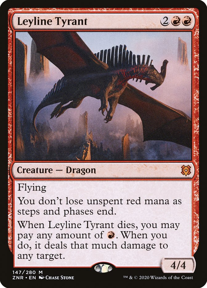 Leyline Tyrant [Zendikar Rising] Magic: The Gathering