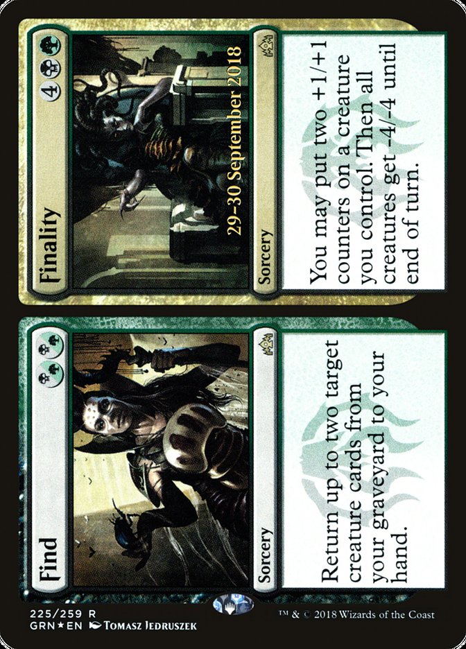 Find // Finality [Guilds of Ravnica Prerelease Promos] Magic: The Gathering