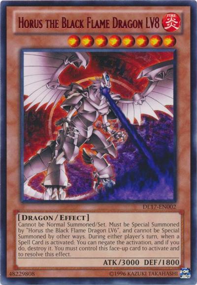 Horus the Black Flame Dragon LV8 (Red) [DL17-EN002] Rare Yu-Gi-Oh!
