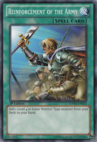 Reinforcement of the Army [SDWA-EN025] Common Yu-Gi-Oh!
