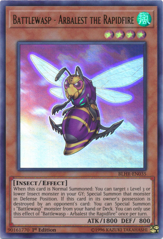 Battlewasp - Arbalest the Rapidfire [BLHR-EN035] Ultra Rare Yu-Gi-Oh!