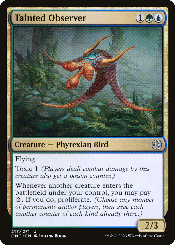 Tainted Observer [Phyrexia: All Will Be One] Magic: The Gathering