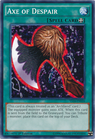Axe of Despair [YS14-EN026] Common Yu-Gi-Oh!