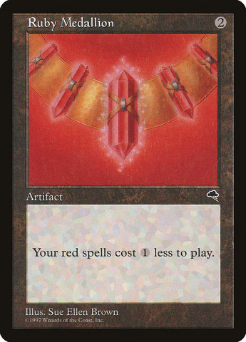 Ruby Medallion [Tempest] Magic: The Gathering
