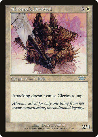 Akroma's Devoted [Legions] Magic: The Gathering