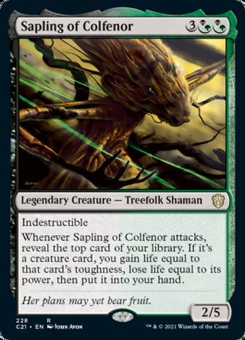 Sapling of Colfenor [Commander 2021] Magic: The Gathering