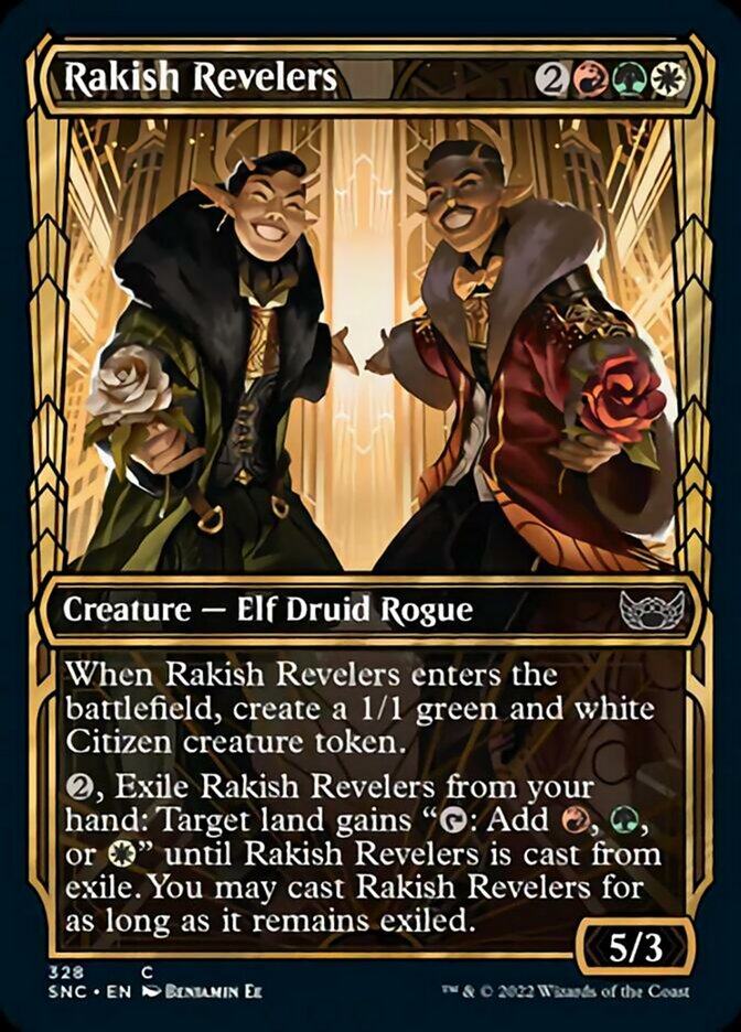 Rakish Revelers (Showcase Golden Age) [Streets of New Capenna] Magic: The Gathering