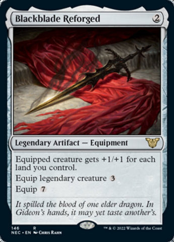 Blackblade Reforged [Kamigawa: Neon Dynasty Commander] Magic: The Gathering
