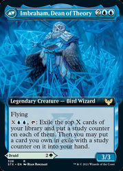 Kianne, Dean of Substance // Imbraham, Dean of Theory (Extended Art) [Strixhaven: School of Mages] Magic: The Gathering