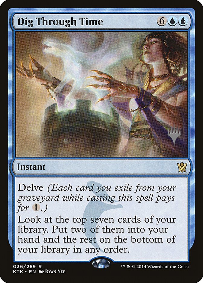 Dig Through Time [Khans of Tarkir Promos] Magic: The Gathering
