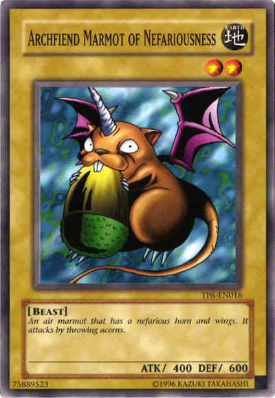 Archfiend Marmot of Nefariousness [TP6-EN016] Common Yu-Gi-Oh!