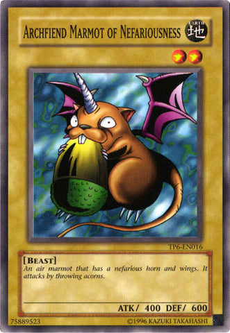Archfiend Marmot of Nefariousness [TP6-EN016] Common Yu-Gi-Oh!