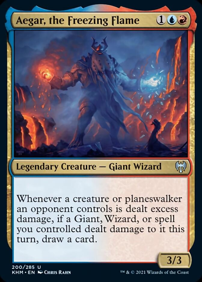 Aegar, the Freezing Flame [Kaldheim] Magic: The Gathering