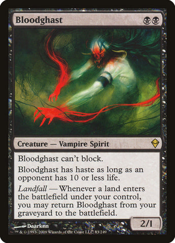 Bloodghast [Zendikar] Magic: The Gathering