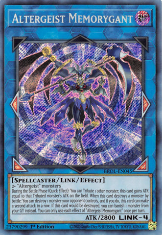 Altergeist Memorygant [BROL-EN045] Secret Rare Yu-Gi-Oh!