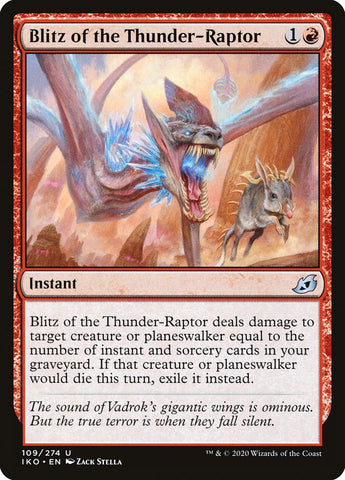 Blitz of the Thunder-Raptor [Ikoria: Lair of Behemoths] Magic: The Gathering