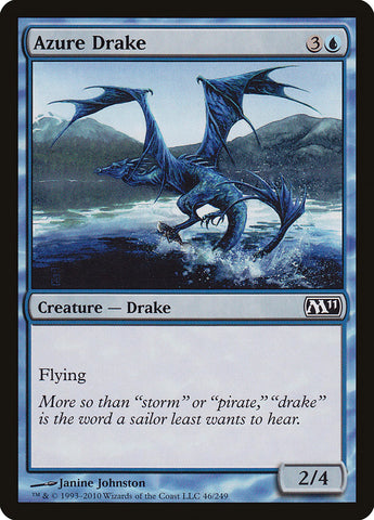 Azure Drake [Magic 2011] Magic: The Gathering