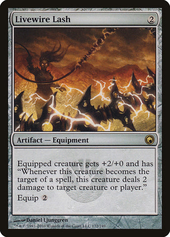 Livewire Lash [Scars of Mirrodin] Magic: The Gathering