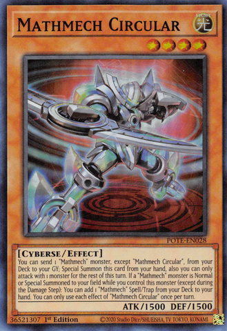 Mathmech Circular [POTE-EN028] Super Rare Yu-Gi-Oh!