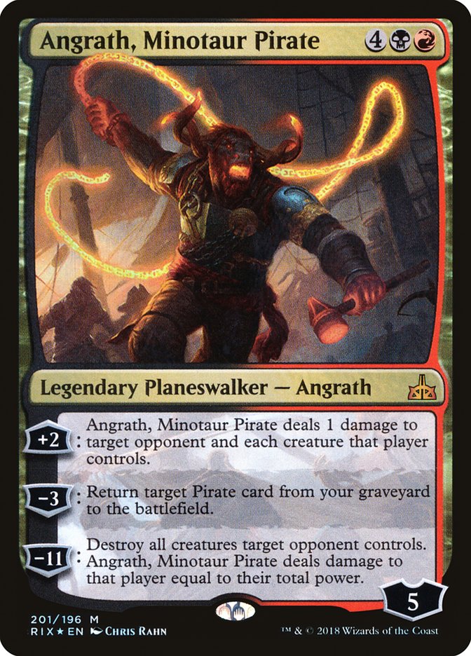Angrath, Minotaur Pirate [Rivals of Ixalan] Magic: The Gathering