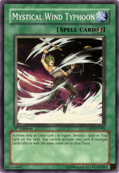 Mystical Wind Typhoon [CDIP-EN045] Common Yu-Gi-Oh!