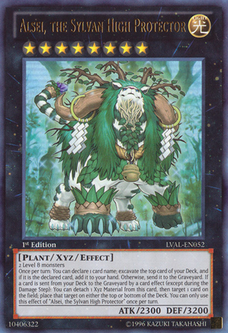 Alsei, the Sylvan High Protector [LVAL-EN052] Ultra Rare Yu-Gi-Oh!