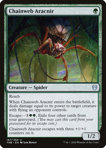 Chainweb Aracnir [Theros Beyond Death] Magic: The Gathering