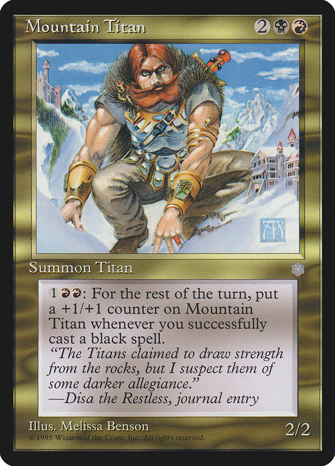 Mountain Titan [Ice Age] Magic: The Gathering