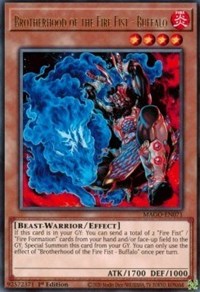 Brotherhood of the Fire Fist - Buffalo [MAGO-EN071] Rare Yu-Gi-Oh!