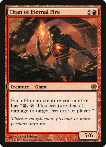 Titan of Eternal Fire [Theros] Magic: The Gathering