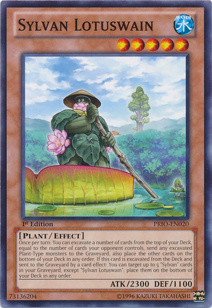 Sylvan Lotuswain [PRIO-EN020] Common Yu-Gi-Oh!