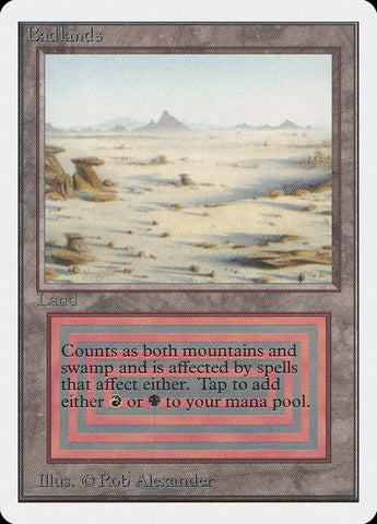 Badlands [Unlimited Edition] Magic: The Gathering
