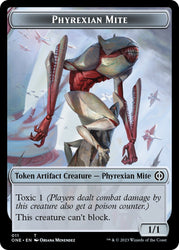 Phyrexian Mite // Phyrexian Insect Double-Sided Token [Phyrexia: All Will Be One Commander Tokens] Magic: The Gathering
