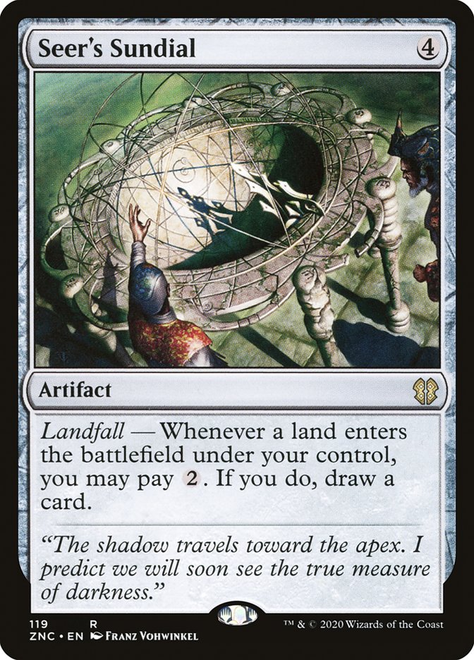 Seer's Sundial [Zendikar Rising Commander] Magic: The Gathering
