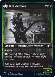 Bird Admirer // Wing Shredder [Innistrad: Double Feature] Magic: The Gathering