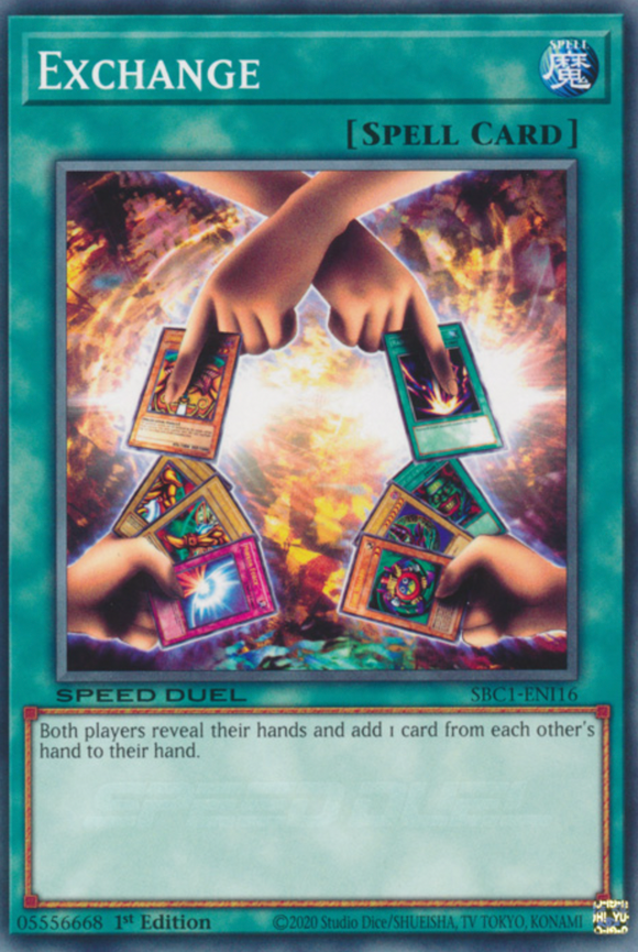 Exchange [SBC1-ENI16] Common Yu-Gi-Oh!