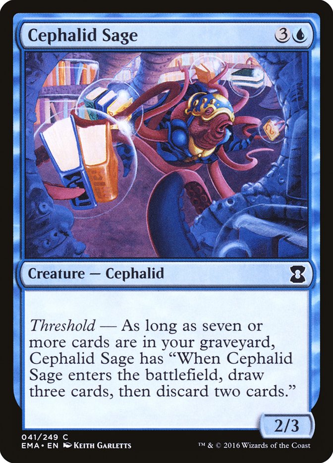 Cephalid Sage [Eternal Masters] Magic: The Gathering