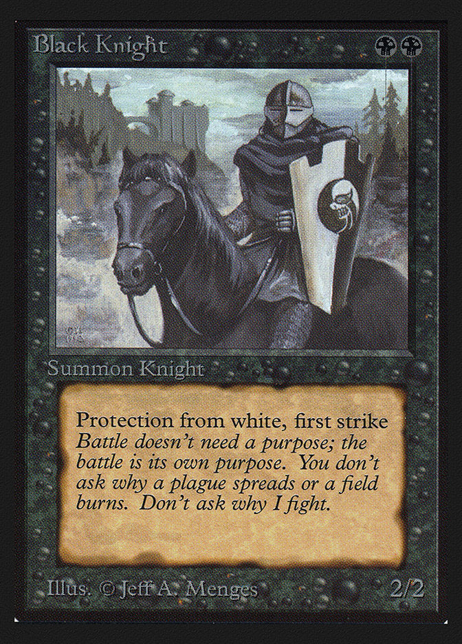 Black Knight [Collectors' Edition] Magic: The Gathering