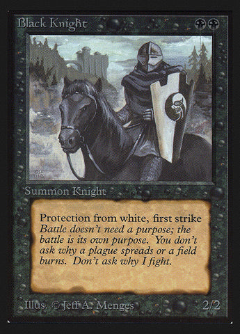 Black Knight [Collectors' Edition] Magic: The Gathering