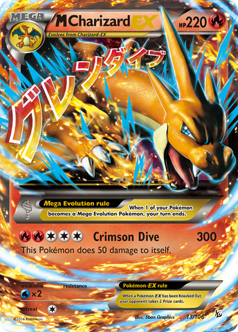 M Charizard EX (13/106) [XY: Flashfire] Pokémon