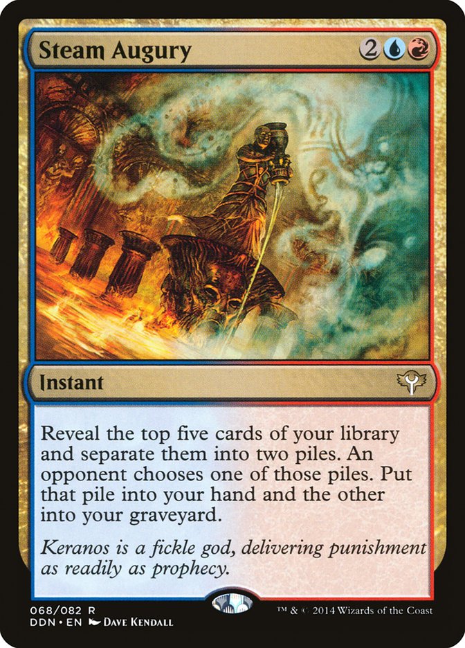 Steam Augury [Duel Decks: Speed vs. Cunning] Magic: The Gathering