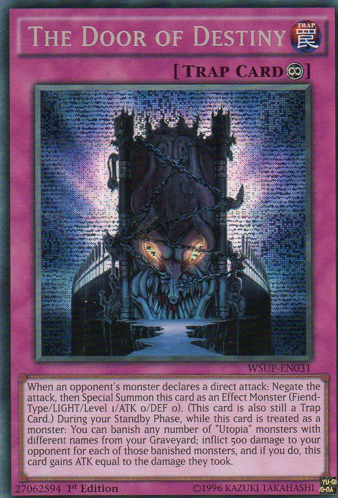 The Door of Destiny [WSUP-EN031] Secret Rare Yu-Gi-Oh!