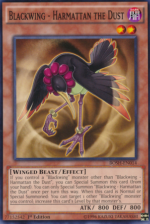 Blackwing - Harmattan the Dust [BOSH-EN014] Common Yu-Gi-Oh!