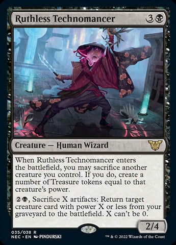 Ruthless Technomancer [Kamigawa: Neon Dynasty Commander] Magic: The Gathering