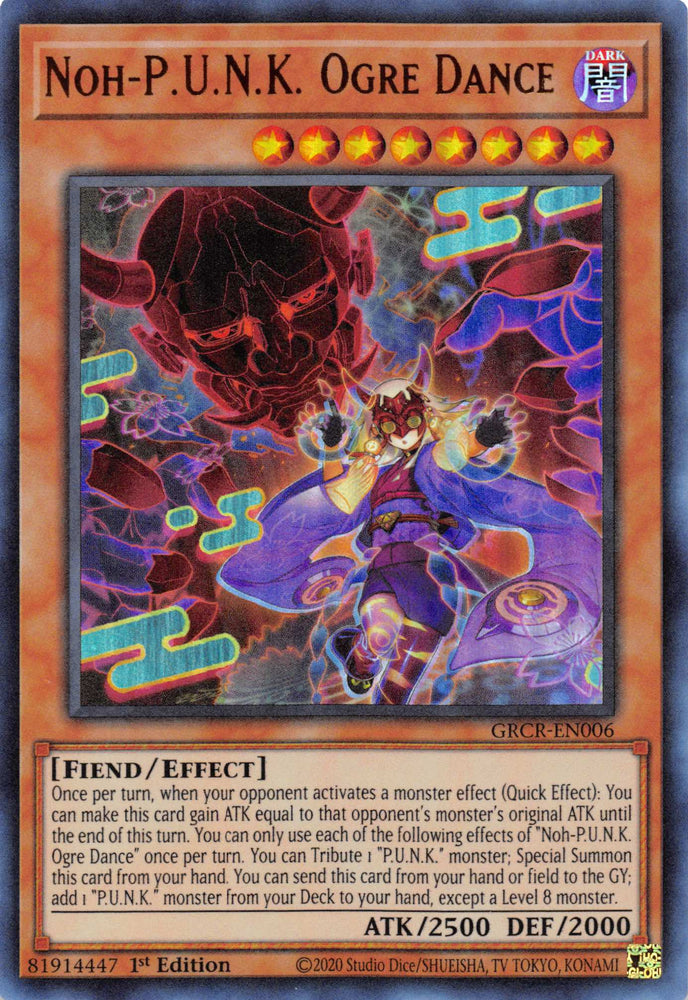 Noh-P.U.N.K. Ogre Dance [GRCR-EN006] Ultra Rare Yu-Gi-Oh!