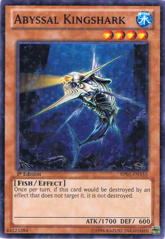 Abyssal Kingshark [BP01-EN155] Starfoil Rare Yu-Gi-Oh!