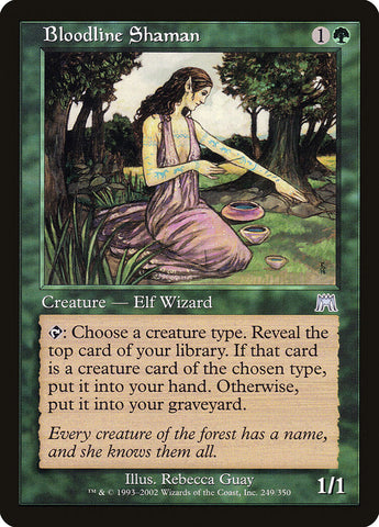 Bloodline Shaman [Onslaught] Magic: The Gathering