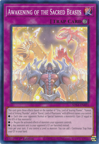Awakening of the Sacred Beasts [SDSA-EN035] Common Yu-Gi-Oh!