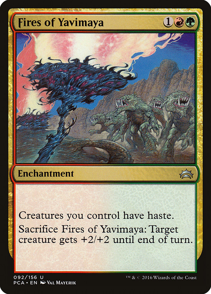 Fires of Yavimaya [Planechase Anthology] Magic: The Gathering